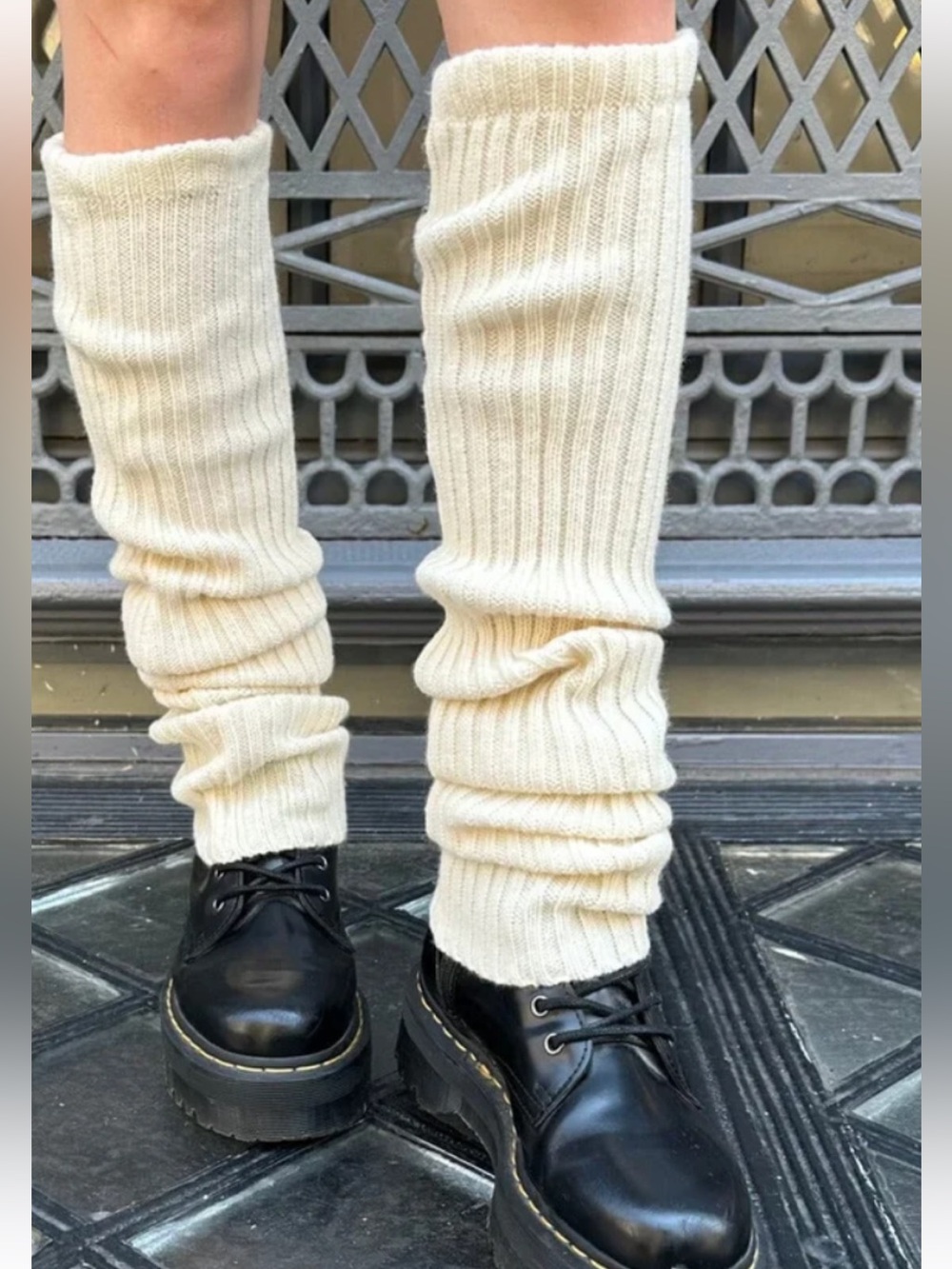 Brandy Melville Leg Warmers, cream